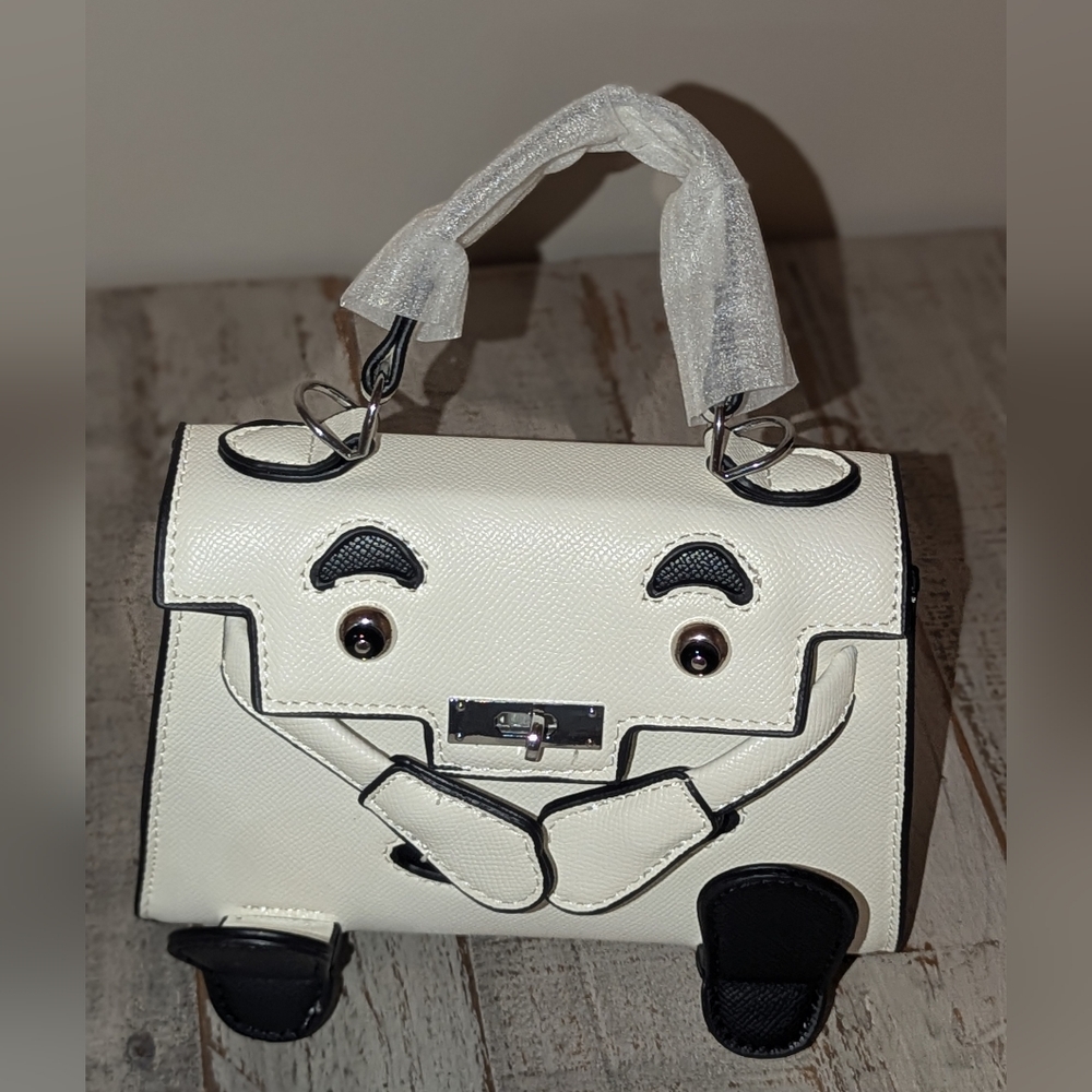 White Monster Face Fashion Bag (ONLY)